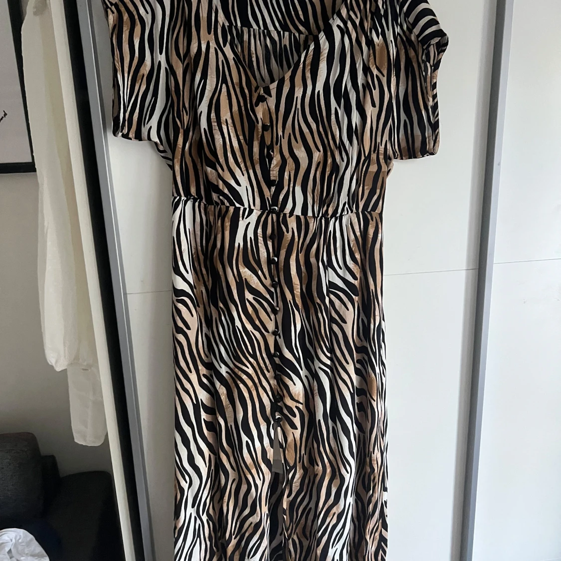 Zebramönstrad långklänning Vero Moda