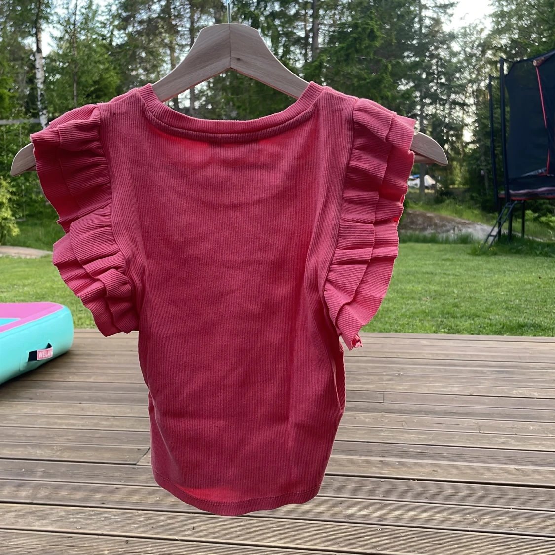 Rosa volangtopp från Zara - 3