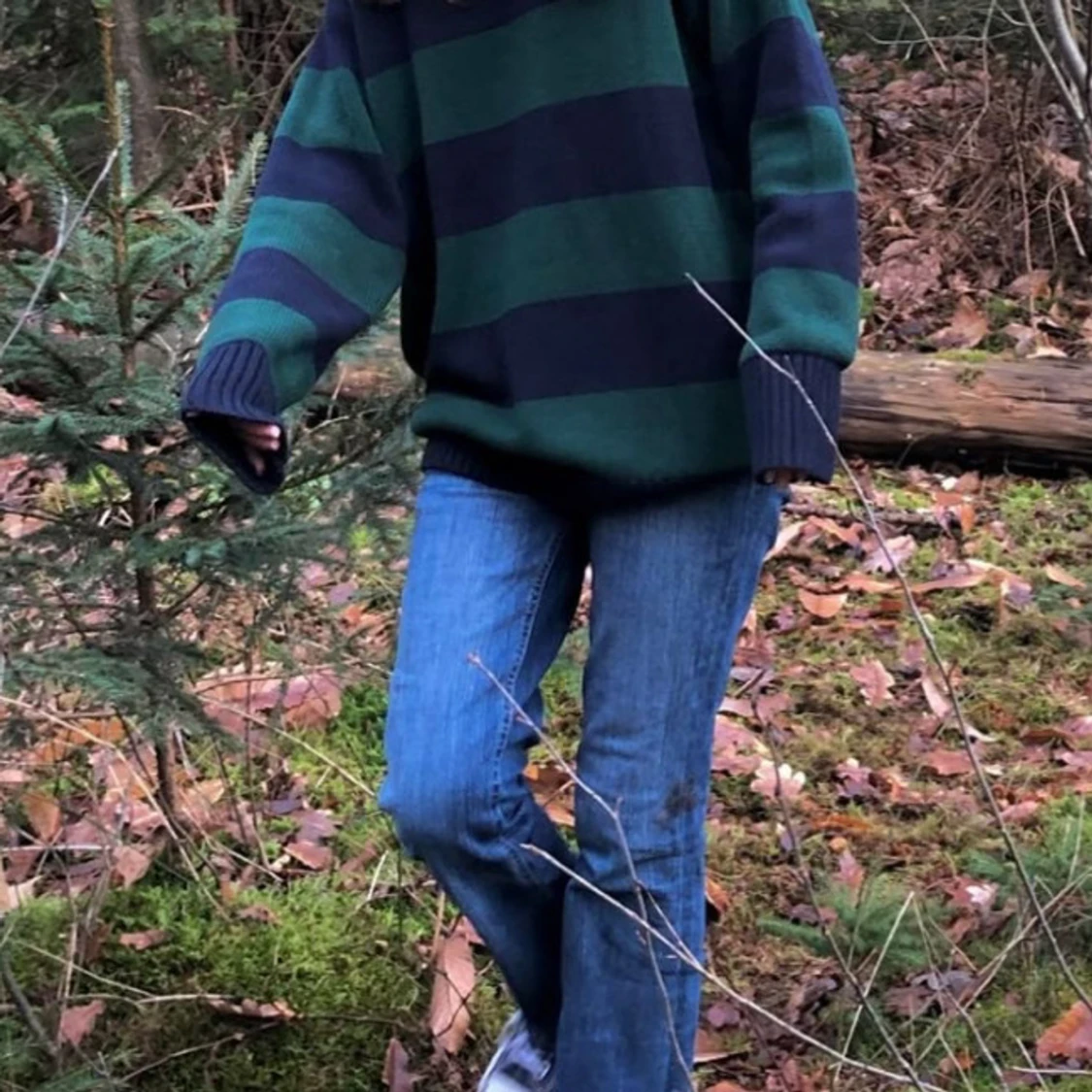 Randig stickad tröja Brandy Melville - 1