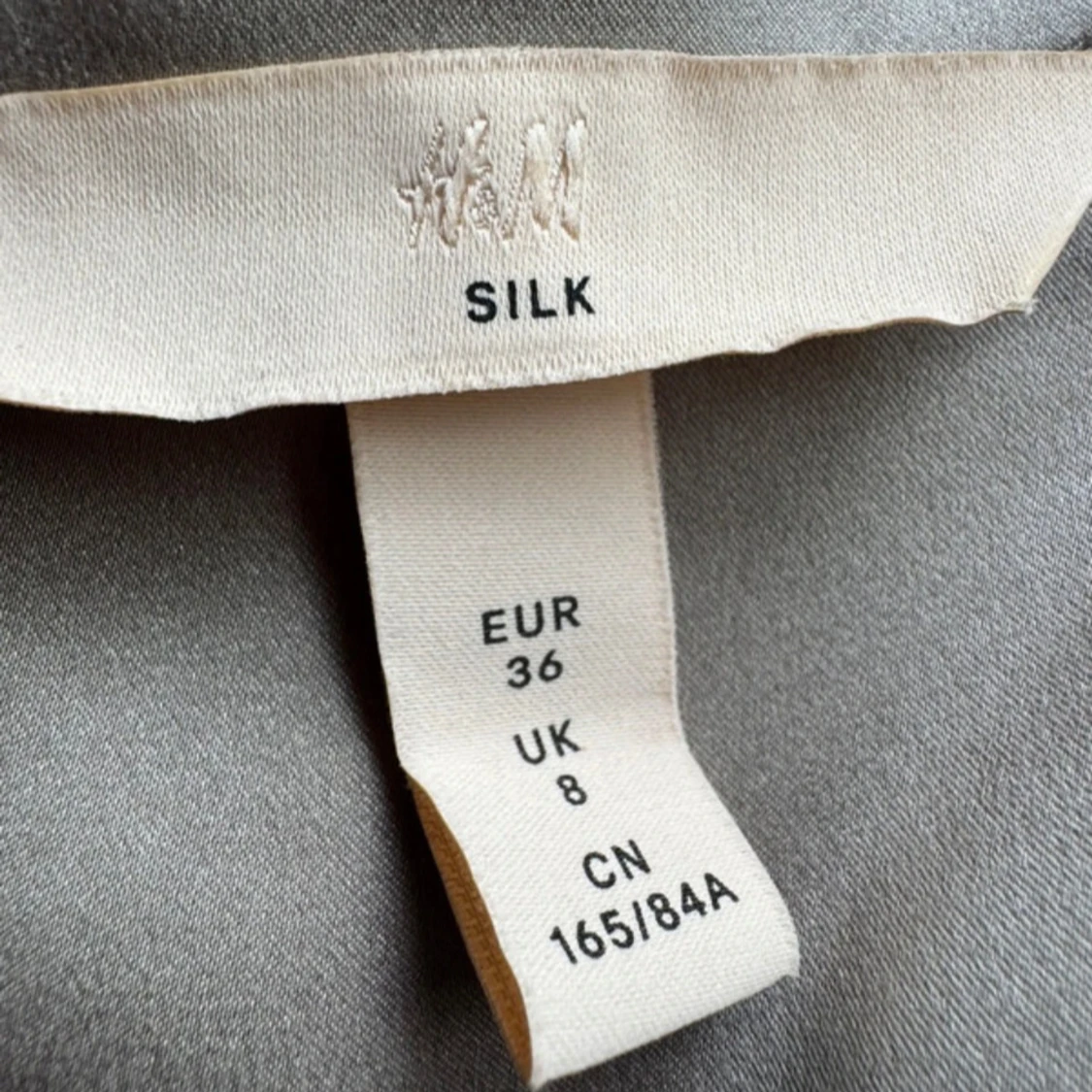 Beige skjortklänning från H&M - 4