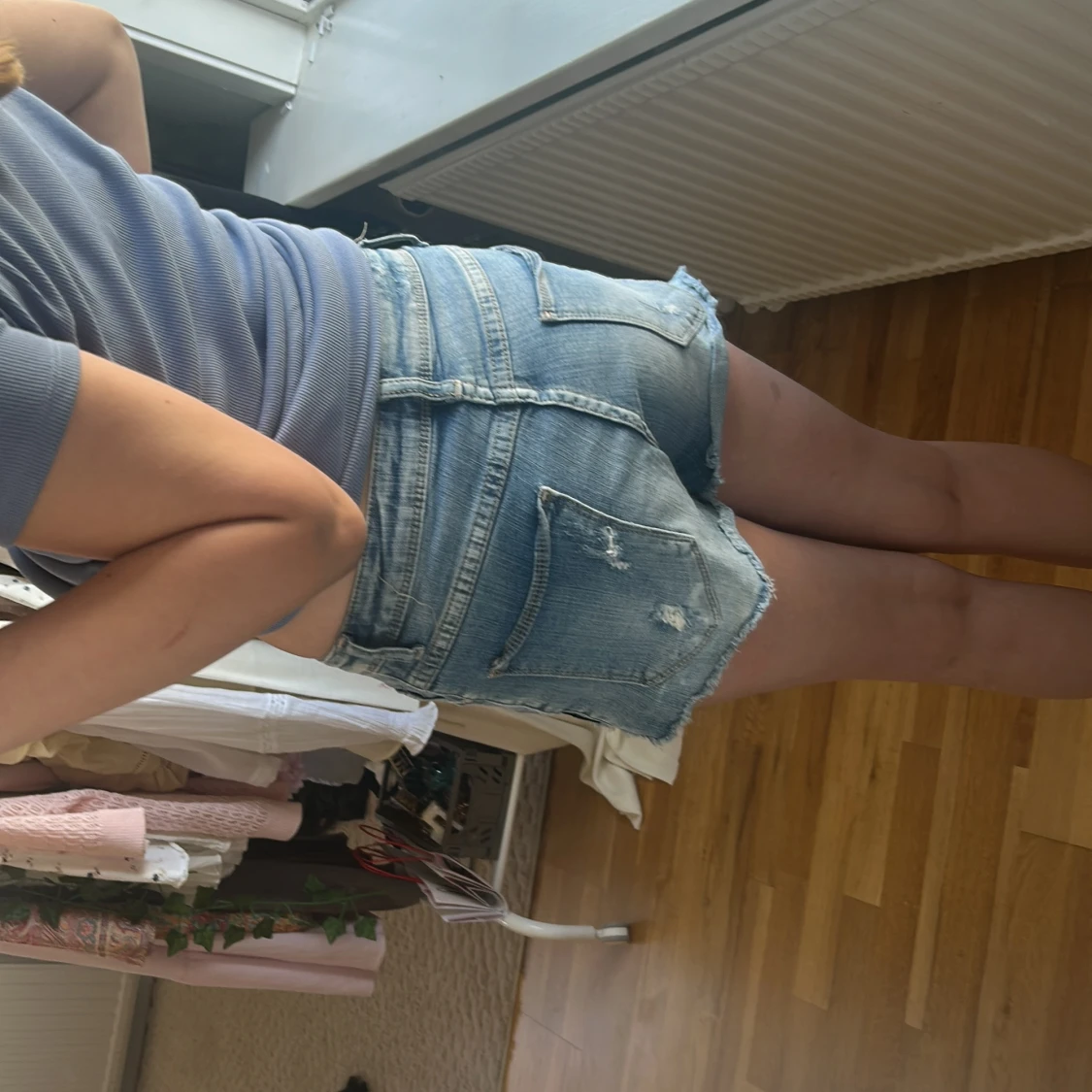 Jeansshorts med tryck från Miss Two - 1
