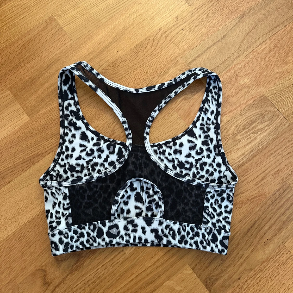 Leopardmönstrad sport-bh - 1