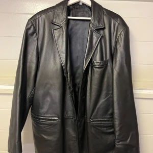 Läderkappa/Läderrock - Bra skick