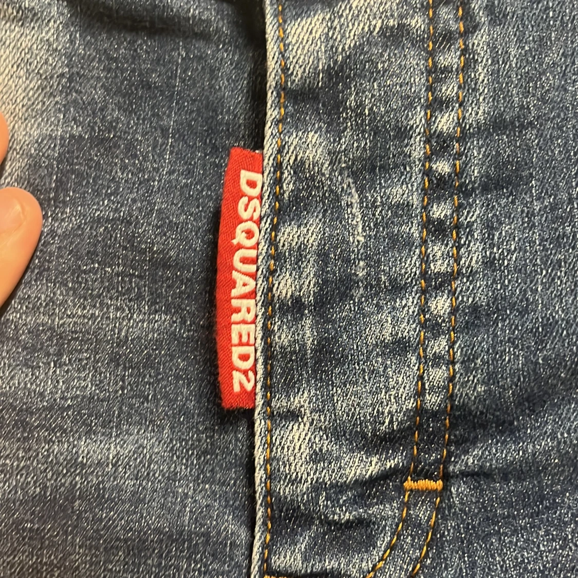 Blå slitna jeans från Dsquared2 - 3