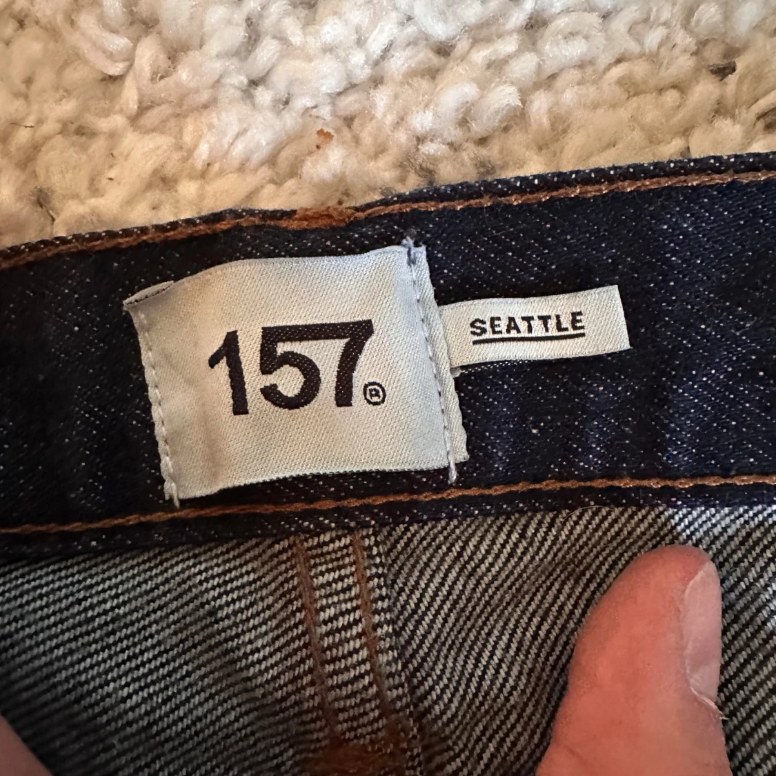 Mörkblå jeansbyxor från 157 Seattle - 3