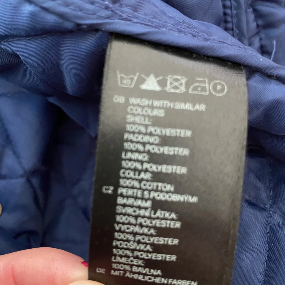 Quiltad blå jacka från H&M L.O.G.G. - 3