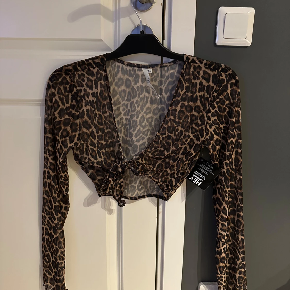 Leopardmönstrad bolerotopp NLY Trend XS - 3