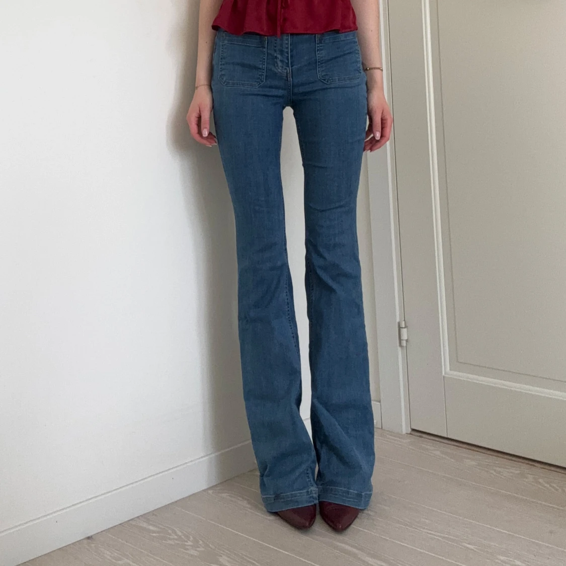 Långa bootcutjeans  - 2