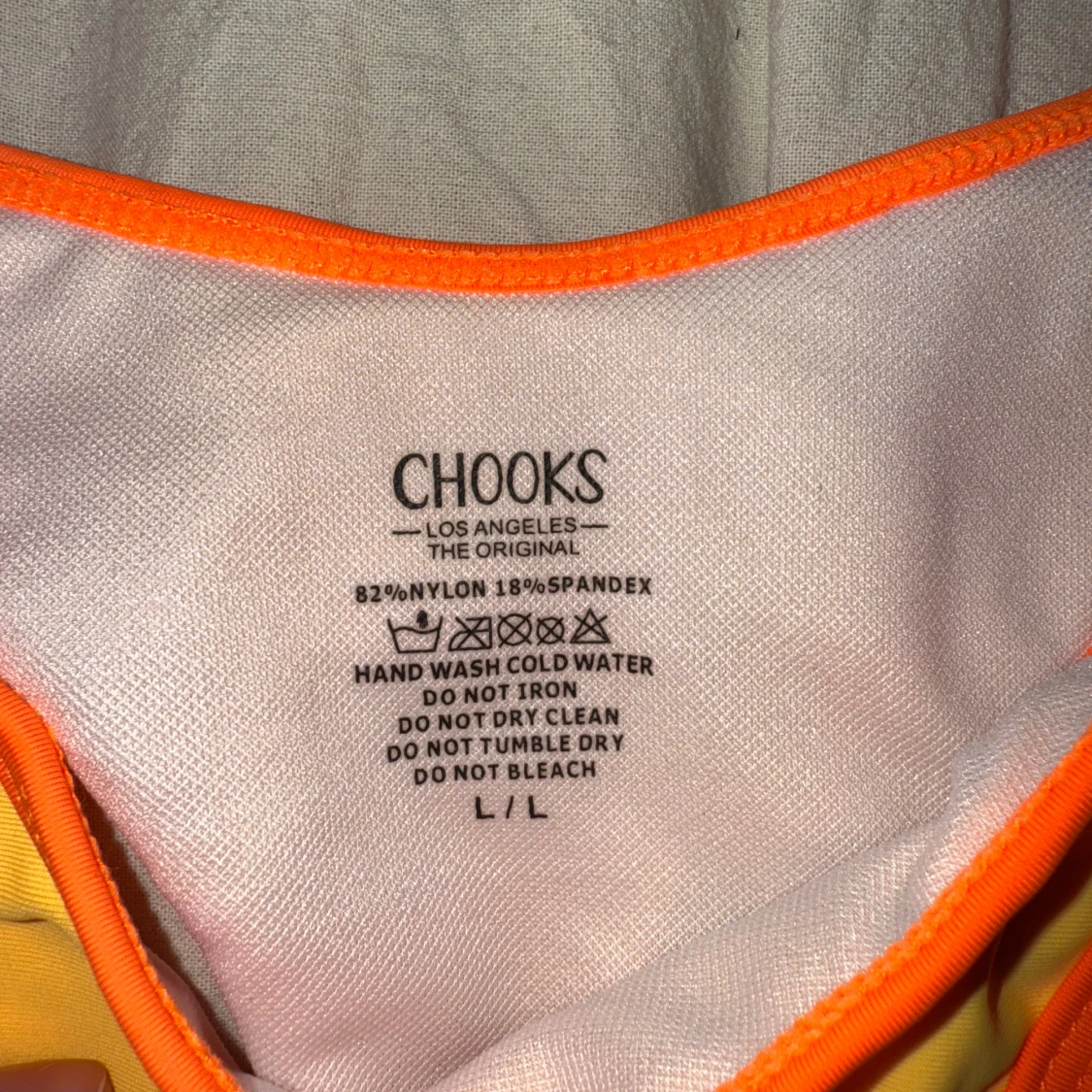 Gul och orange bikini från Boutine LA x Chooks - 2