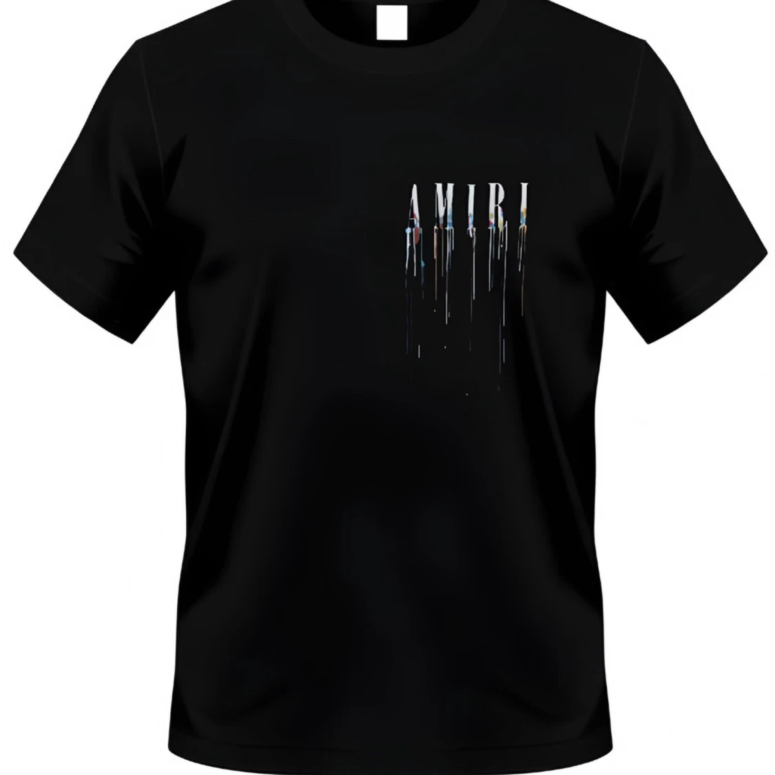 Svart AMIRI t-shirt med ängel armani