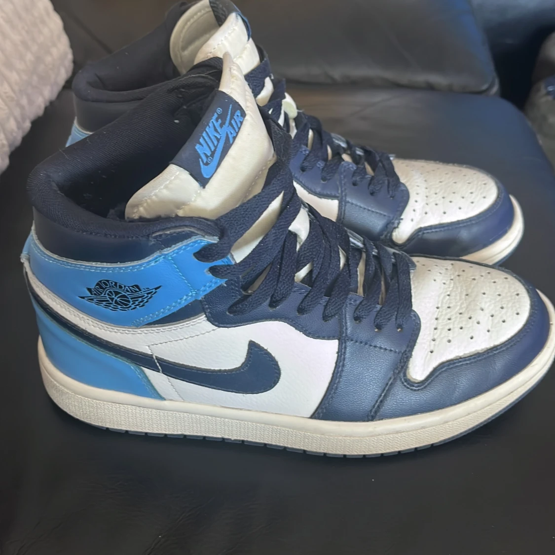 Nike Air Jordan 1 High blå/vit - 1