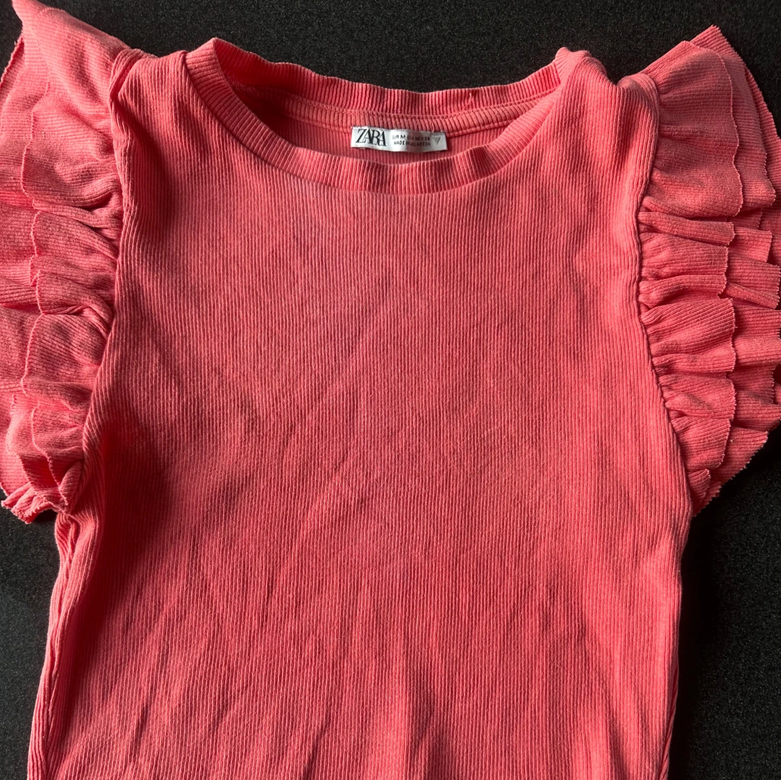 Rosa volangtopp från Zara - 3