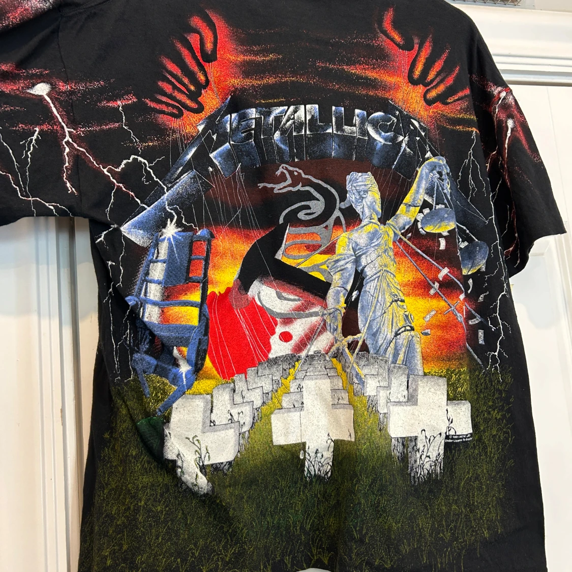 VINTAGE METALLICA 1991 all over print made in USA  - 2