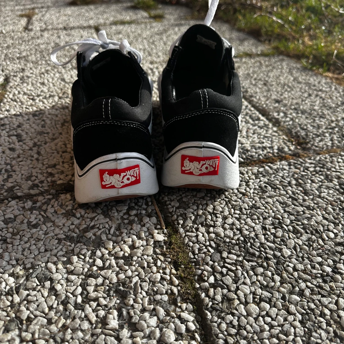 Svarta sneakers från Vans wavy babies  - 3