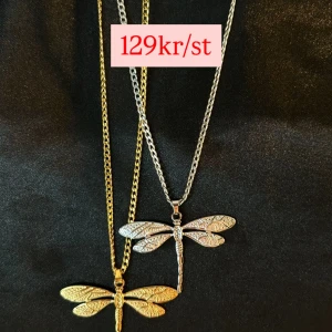 Halsband trollslända  - Rostfritt stål! Egengjorda och helt oanvända 💞Man väljer en för priset 