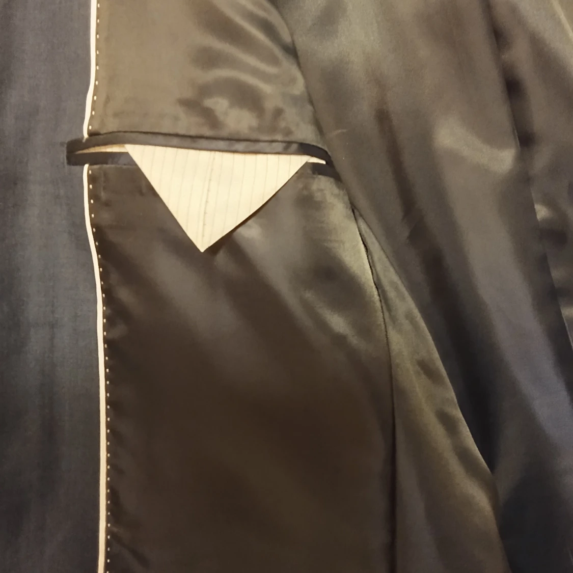 Mörkblå kavaj från Bläck, stl 48 - 3