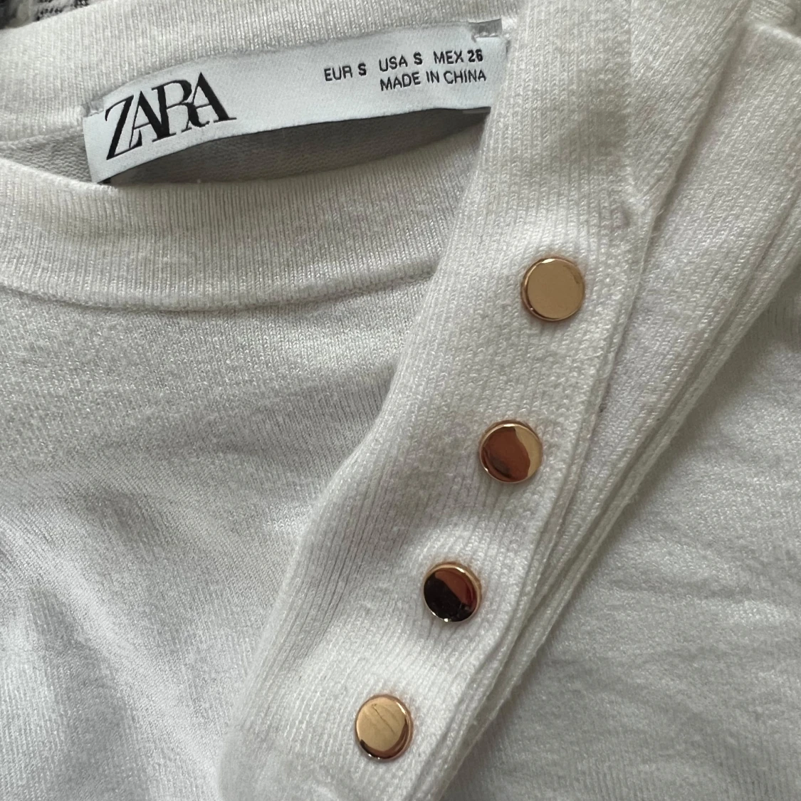 Vit långärmad tröja från Zara - 3