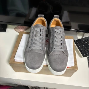Christian Louboutin Skor (grå) - Säljer ett par helt nya gråa loubs i Storlek 43 skorna är nya utan defekter. Box och dustbag ingår. Hör av er vid intresse 