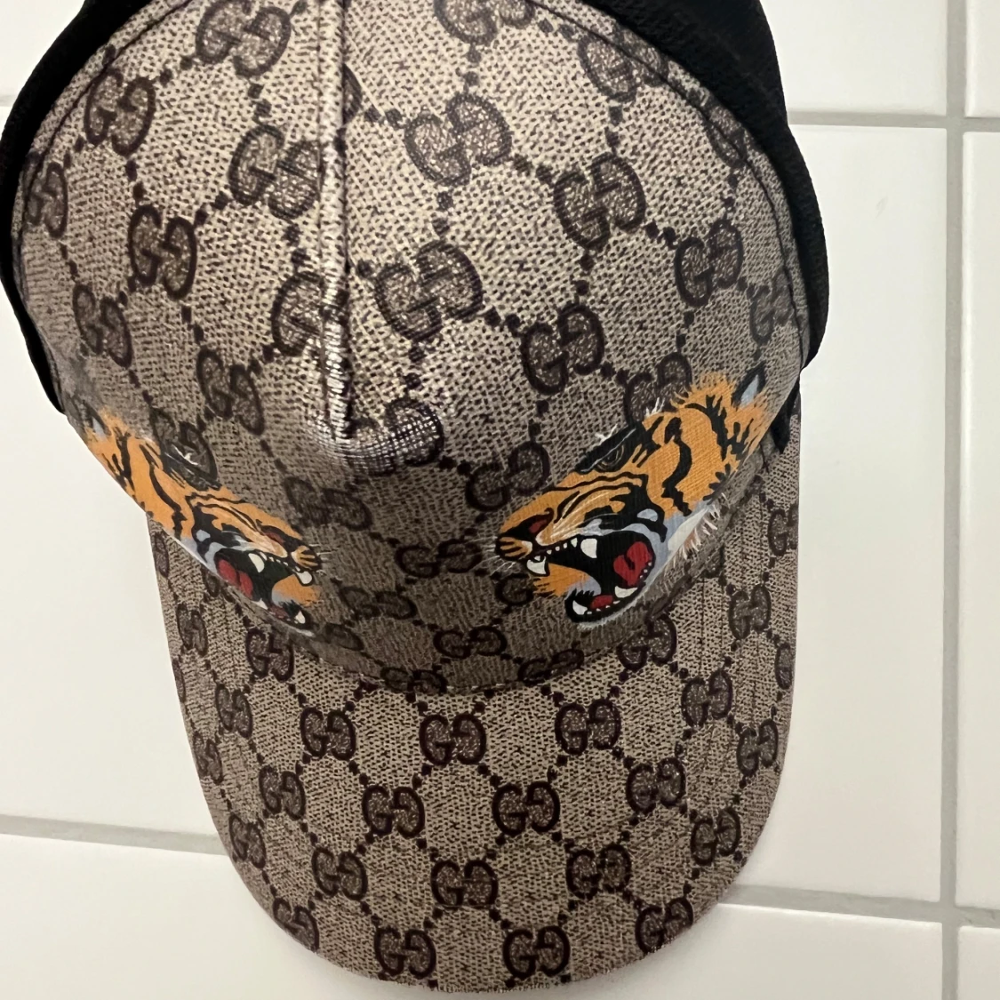 Gucci keps med tigertryck och GG-mönster - 3