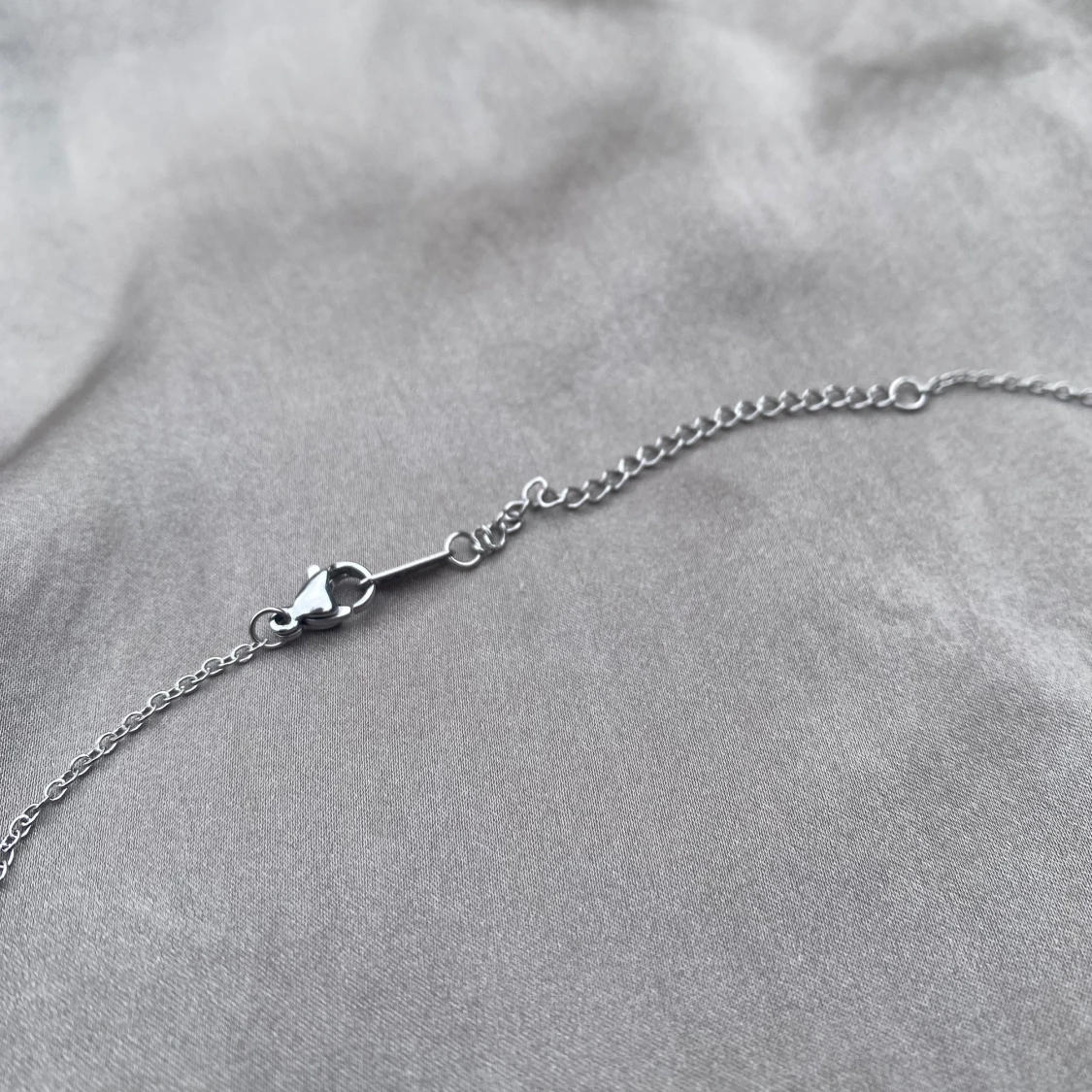 Silverhalsband med glittriga vingar - 2