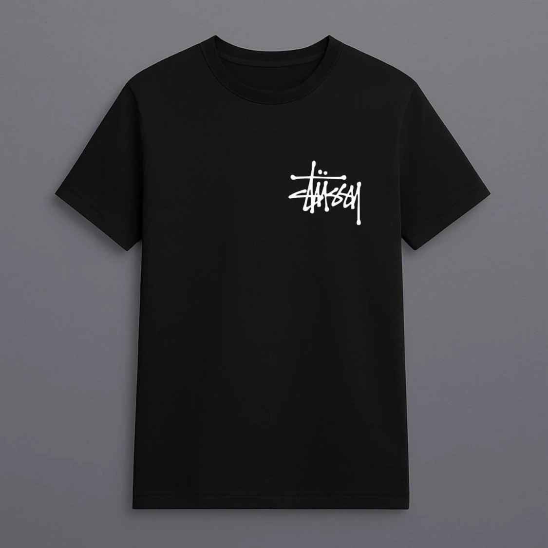 Svart Stüssy t-shirt med logga