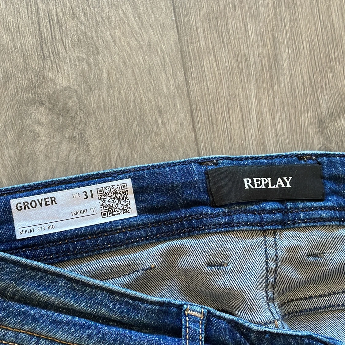 Blå jeansbyxor från Replay - 3