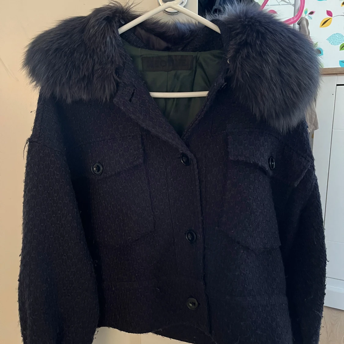 Mörkblå Meotine jacka - 2