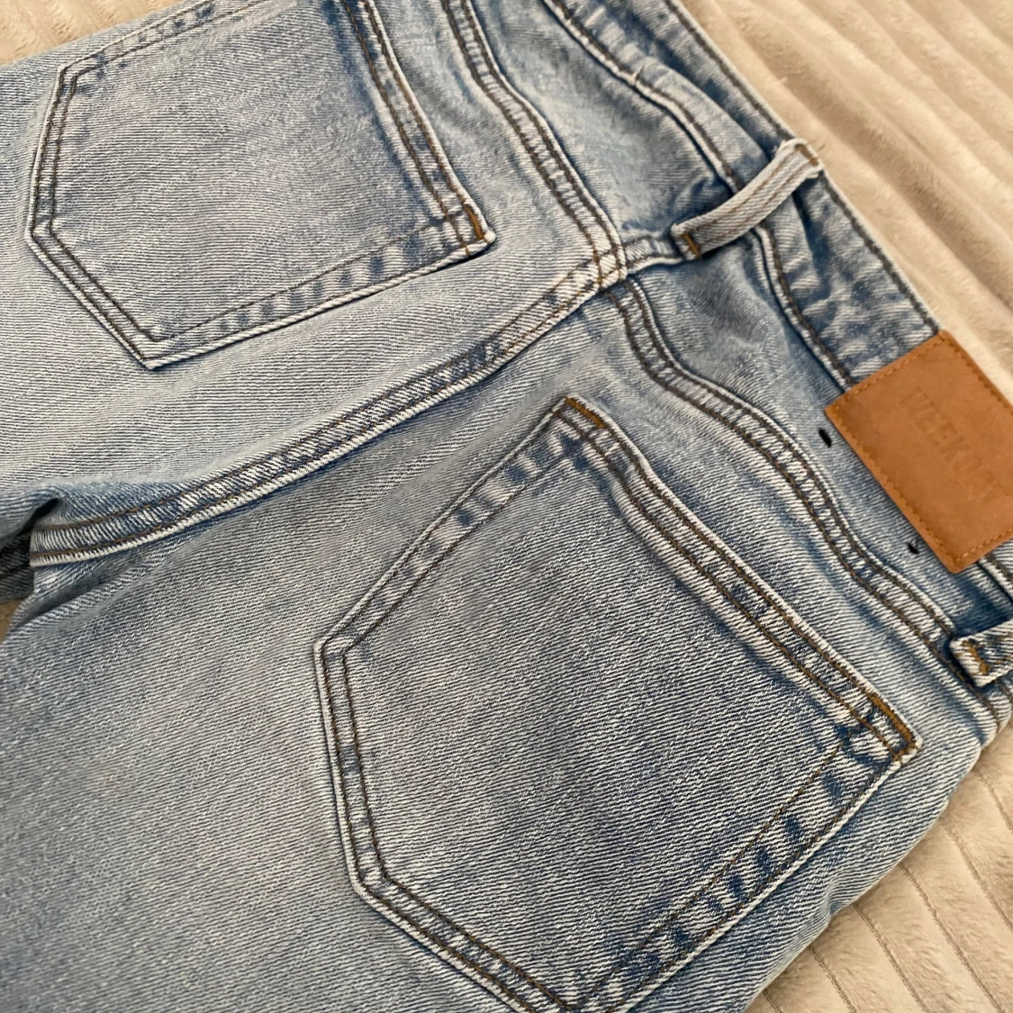 Blå bootcut jeans - 3