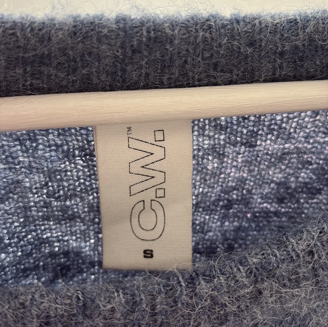 Blå stickad tröja från carin Wester  - 2