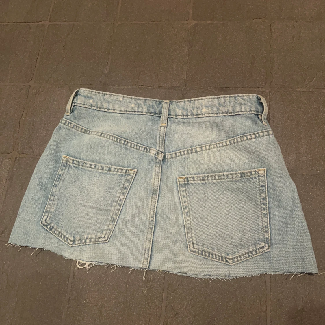 Jeanskjol med hål💋 - 3