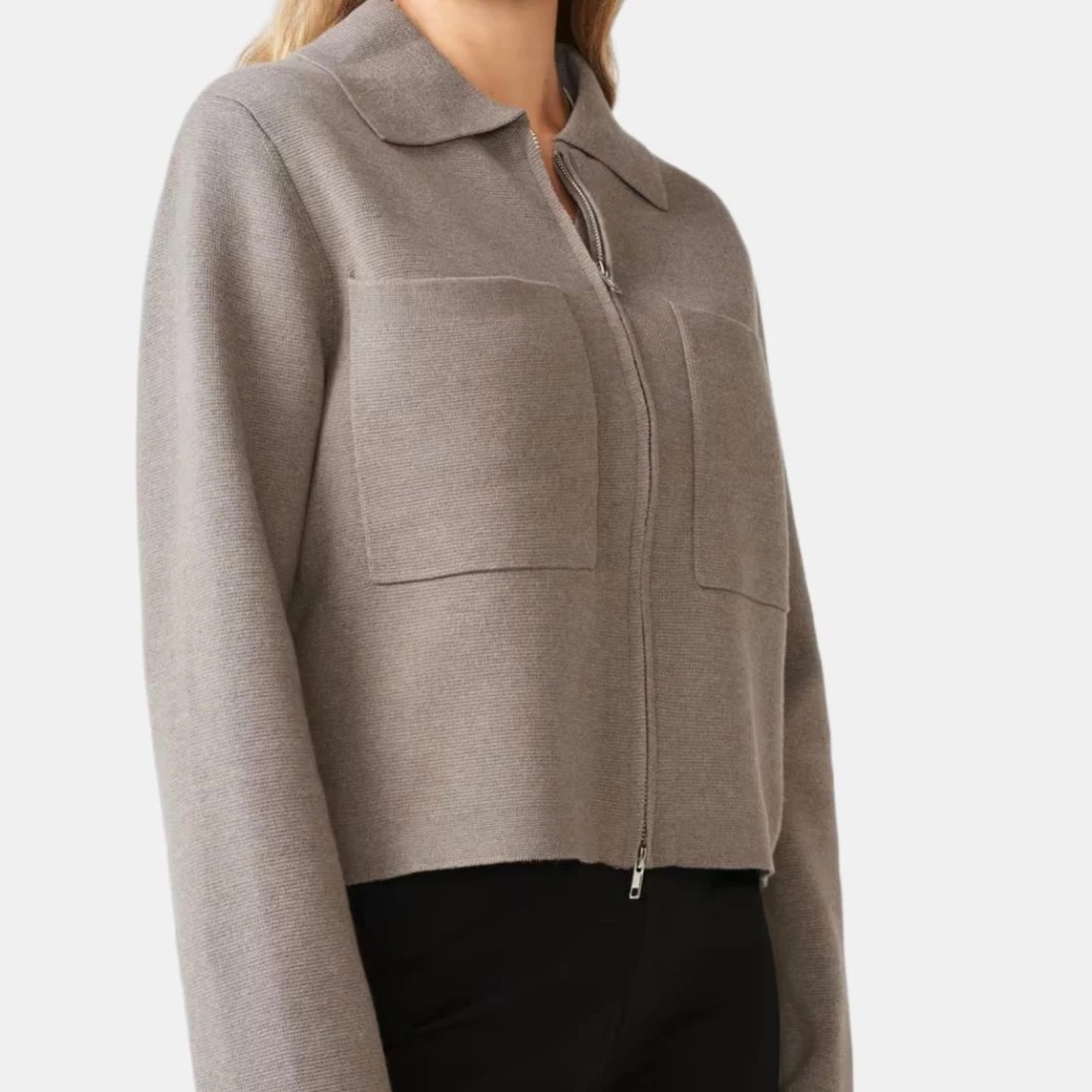 Cardigan med fickor  - 1