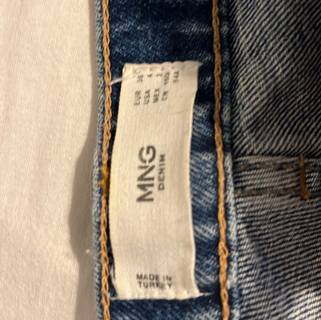 Blå jeans kjol från mango - 2