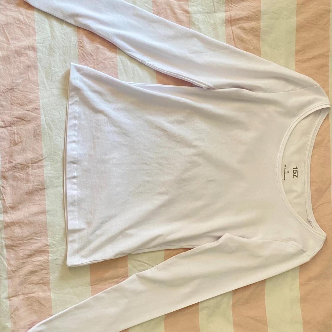 Vit långärmad topp från 157 - 2