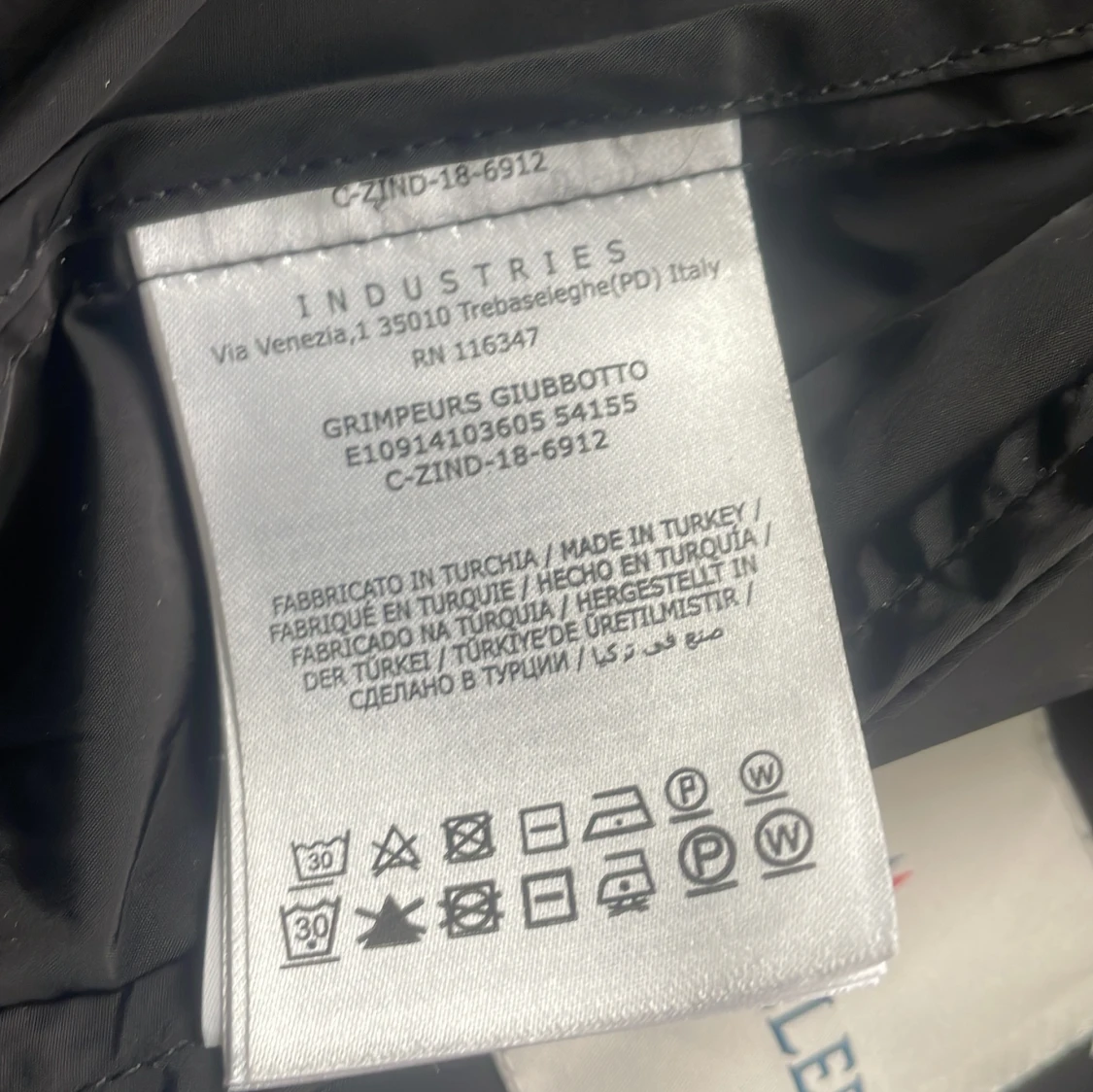 Svart vindjacka från Moncler - 2