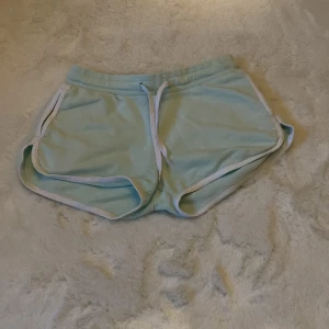 Mintgröna shorts från Firefly - Snygga mintgröna shorts från Firefly med vita detaljer och snörning i midjan. Perfekta för sommardagar med en bekväm passform. Tillverkade i en mjuk bomulls- och polyesterblandning.