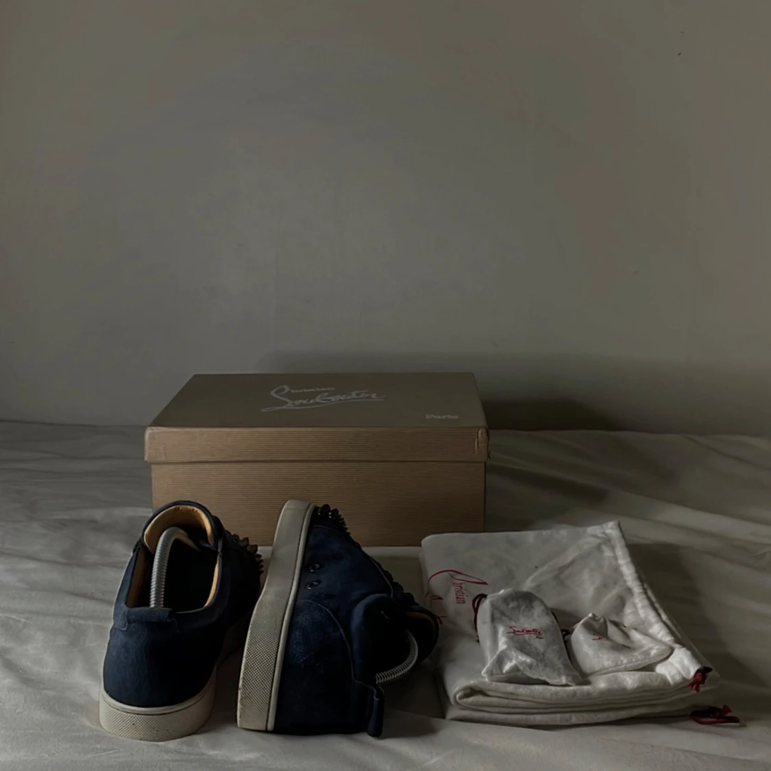 Mörkblåa Christian Louboutins  - 2