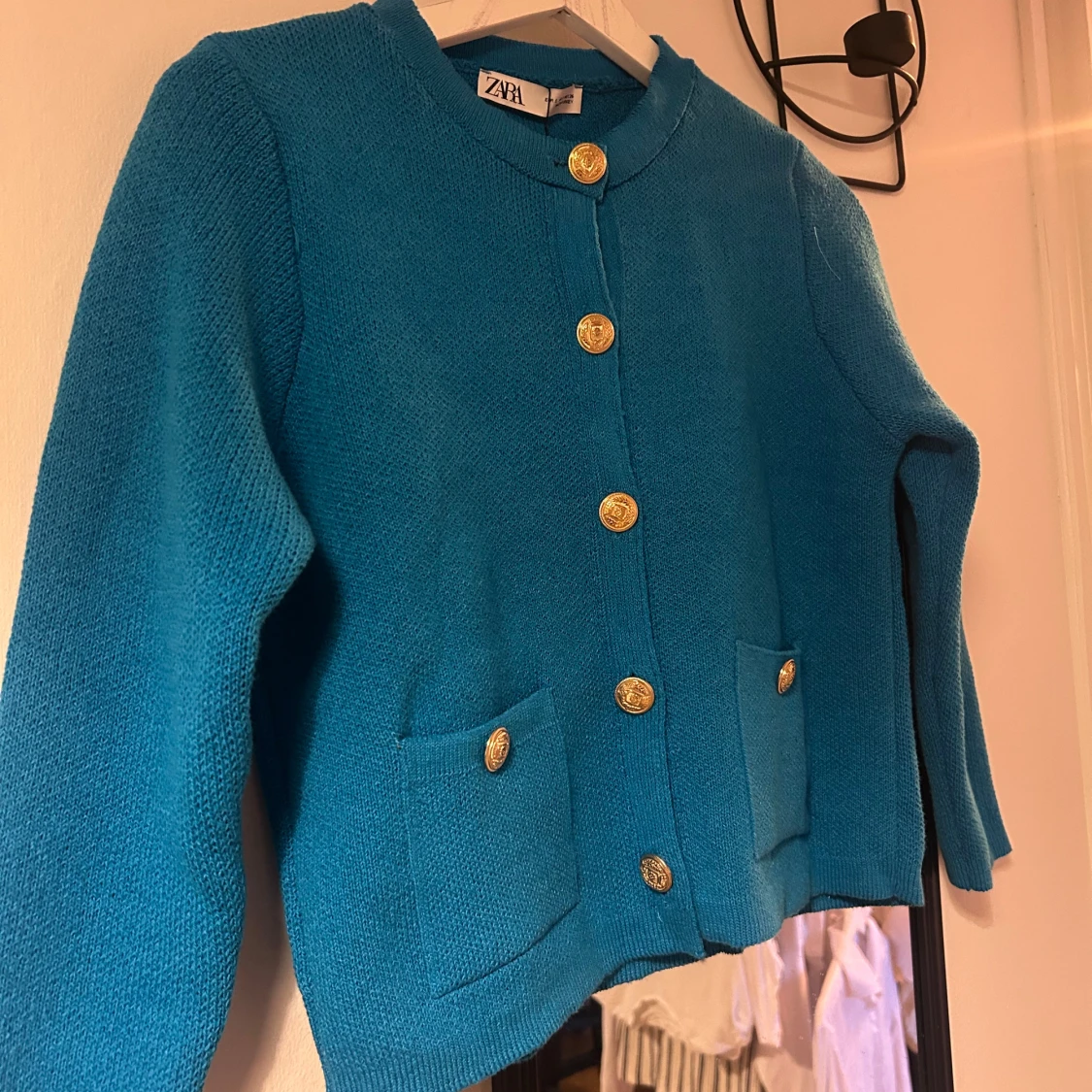 Blå kofta från Zara