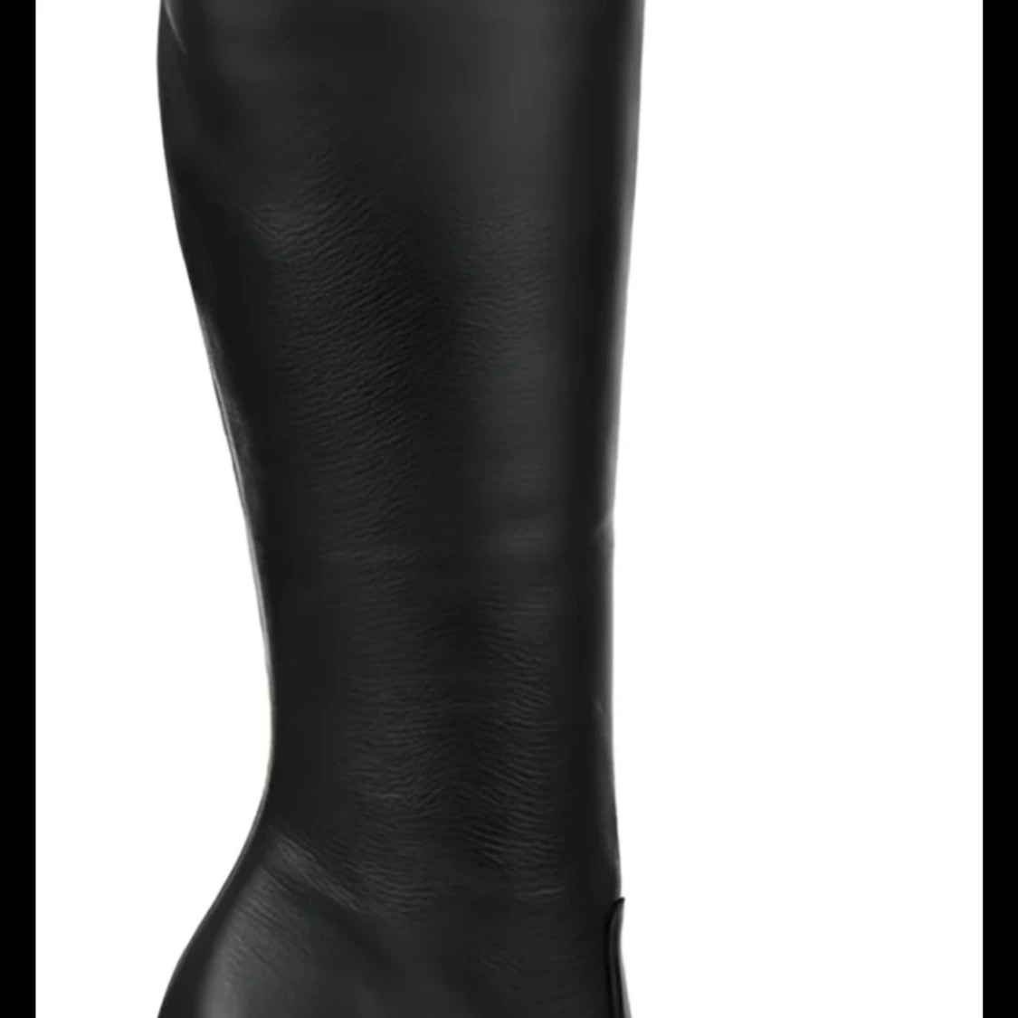 Svarta och bruna stövlar med dragkedja - 1