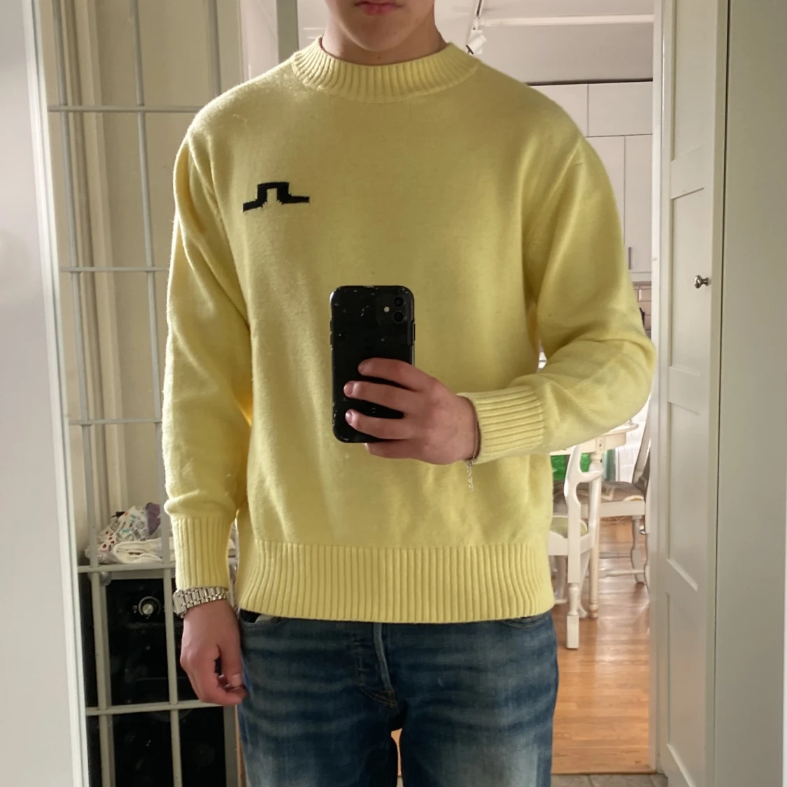 Mjuk Gul tröja från J.Lindeberg - 1