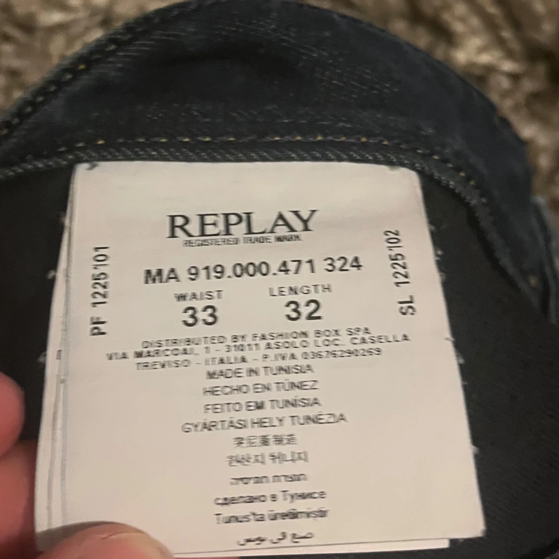 Mörkblå jeans från Replay - 4