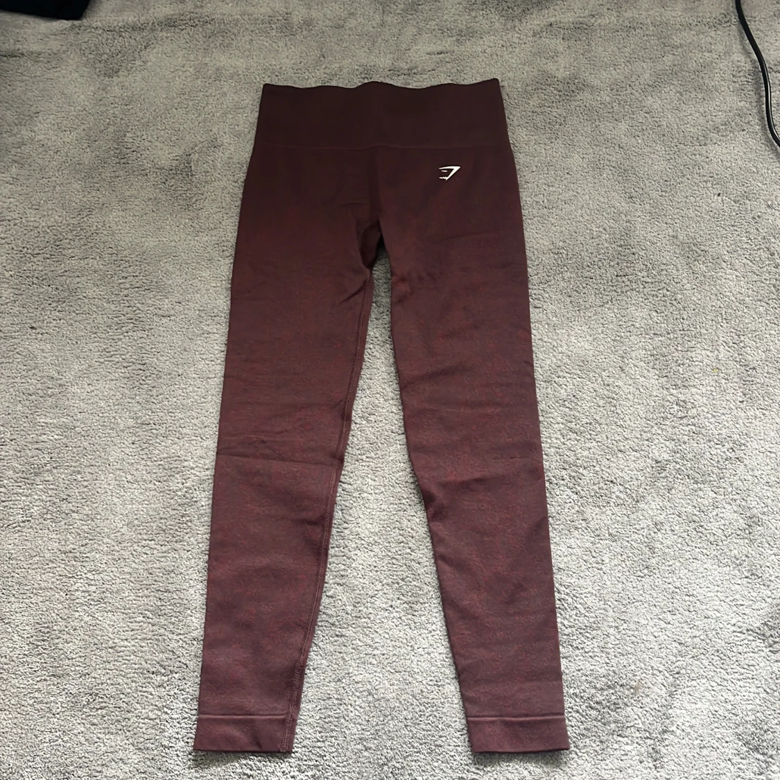 Röda träningstights från Gymshark 