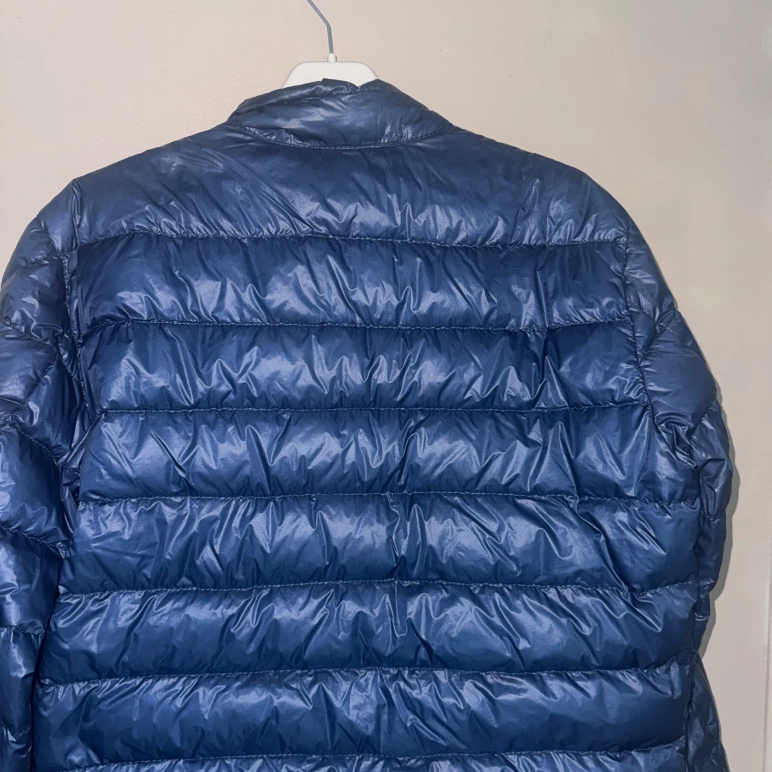 Blå Moncler dunjacka med dragkedja - 1