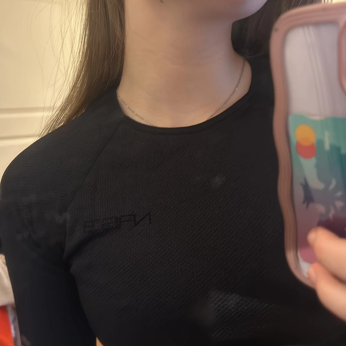 Svart långärmad träningströja  - 3