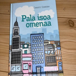 Pala isoa omenaa kirja - Lasten ja nuorten kirja. Christy Goerzenin Pala isoa omenaa kirja. Muuten hyvä kuntoinen mutta takakannessa sinisestä kynästä pari jälkeä.  Kissatalous MMM Mikäli hinta ei miellytä tarjoa rohkeasti. Katsothan myös muut ilmoitukseni!!