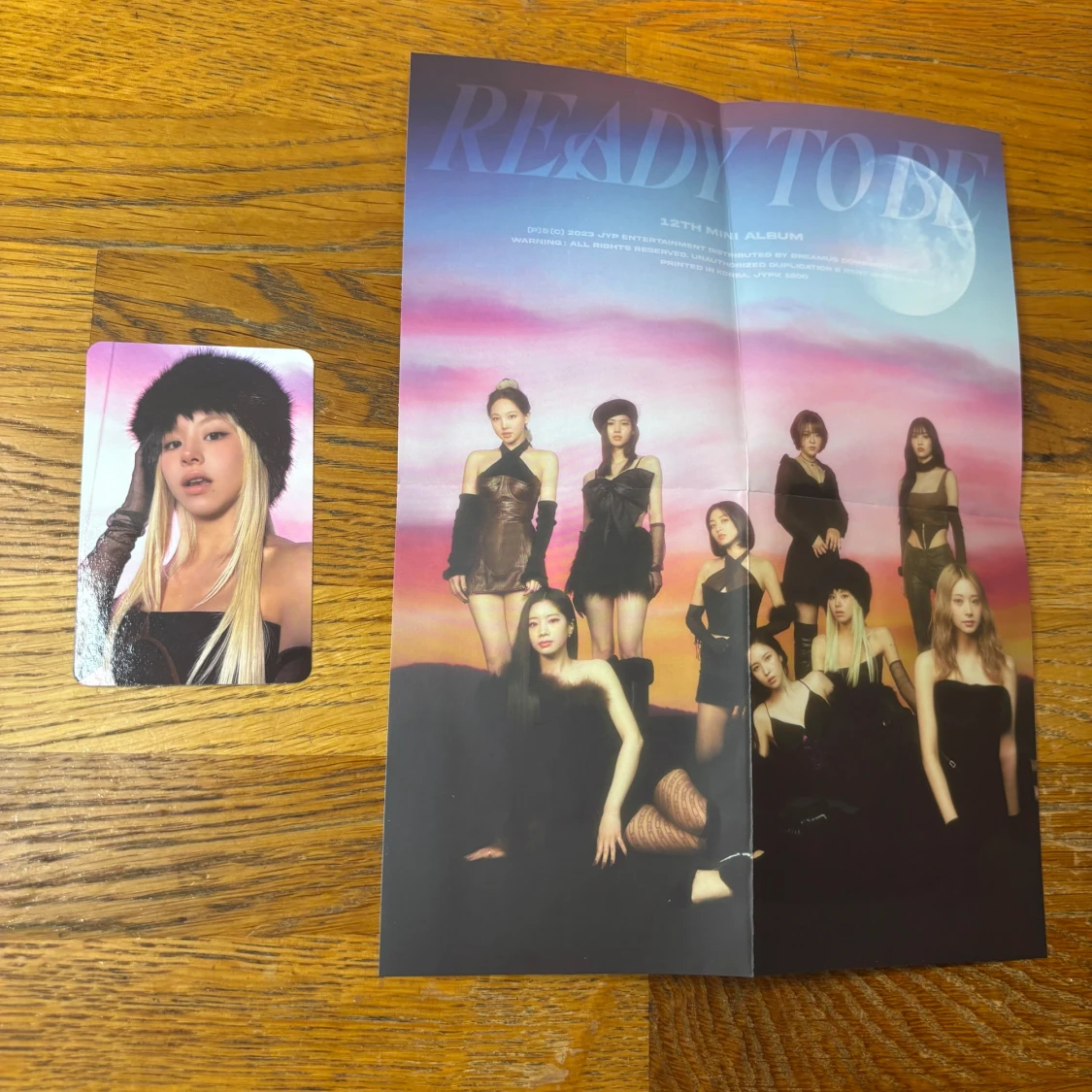 Twice Chaeyoung photocard & poster 