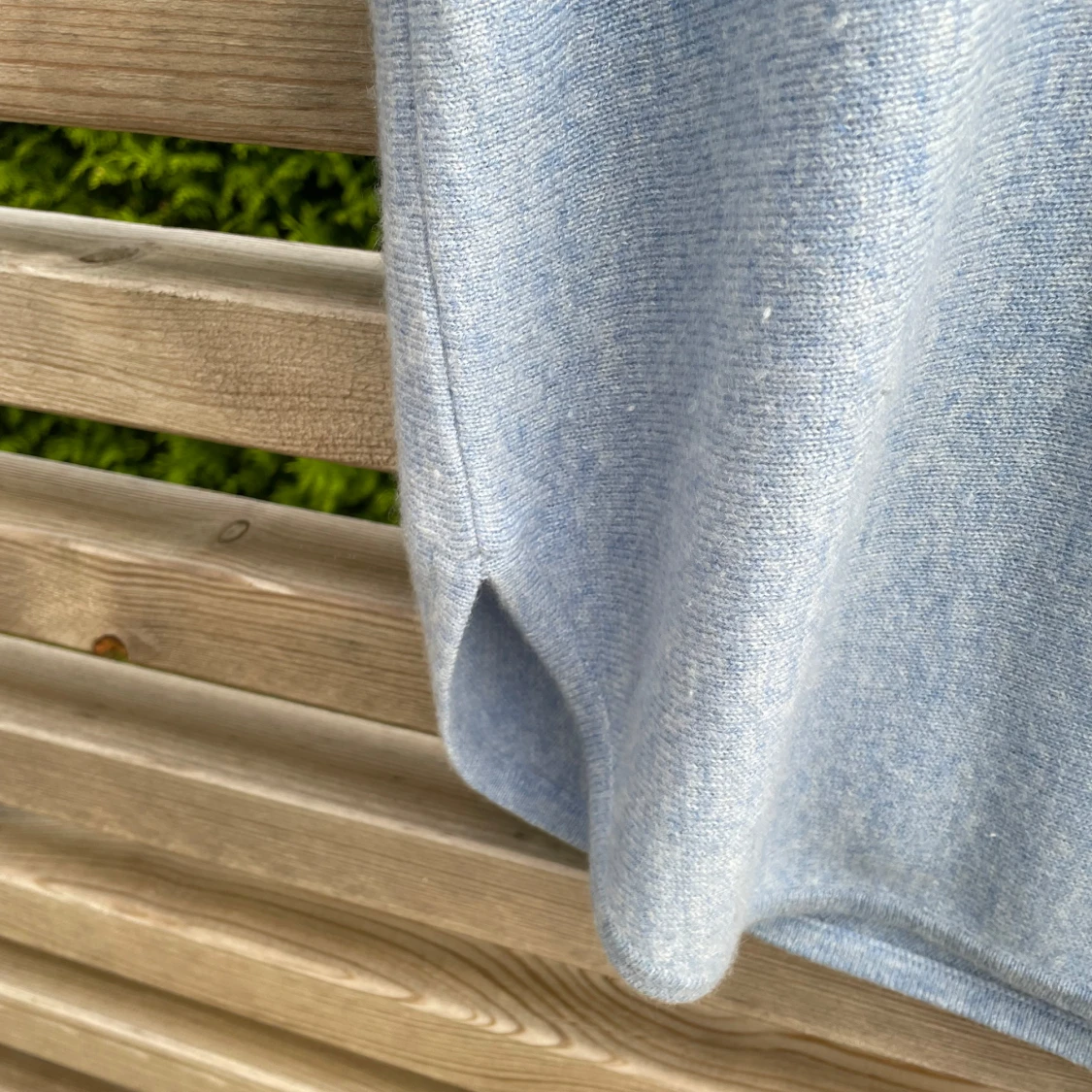 Blå kashmirtröja från Davida - 2