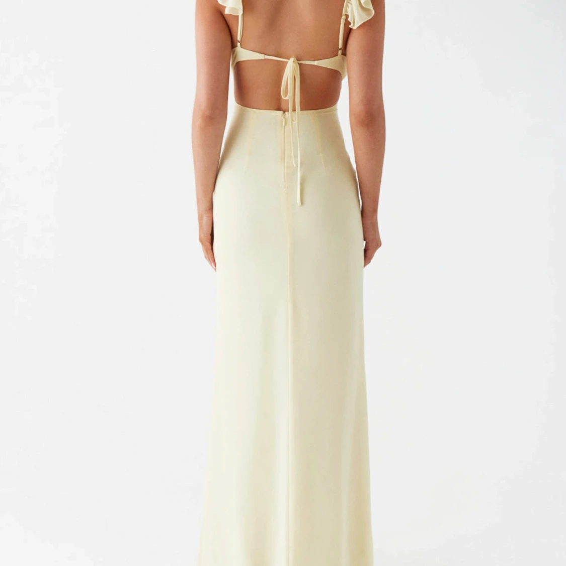 Ljusgul långklänning från Peppermayo - 1