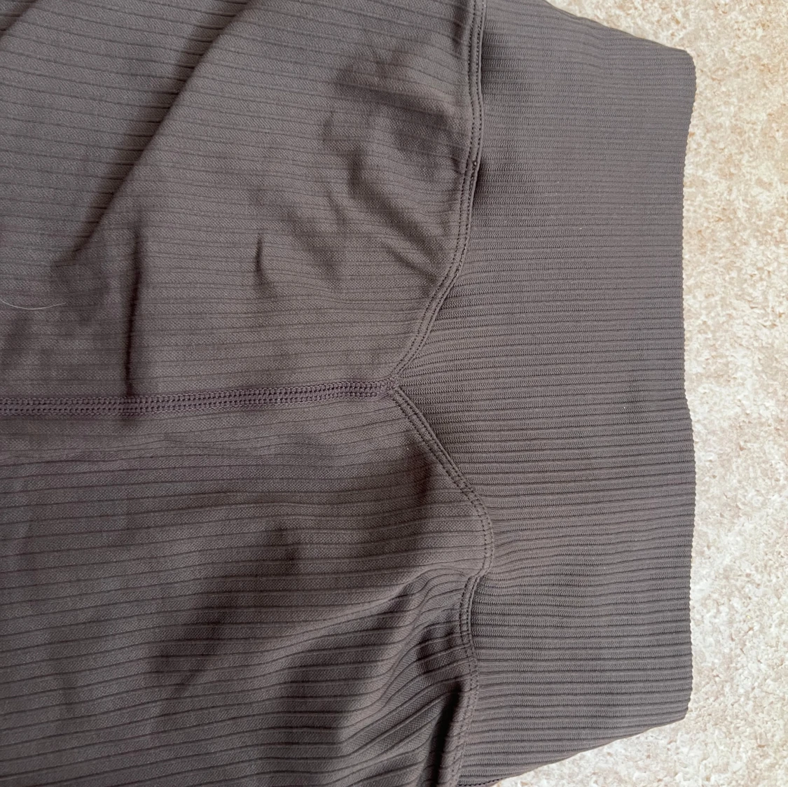 Bruna ribbade shorts från Aim'n - 2