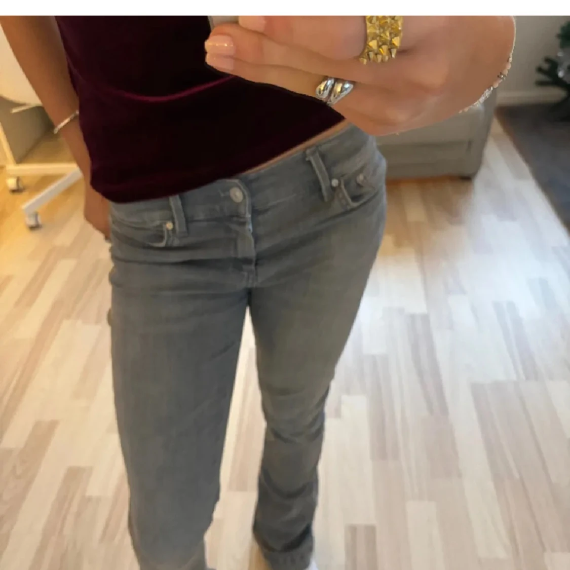 Ljusbgrå Ltb jeans 
