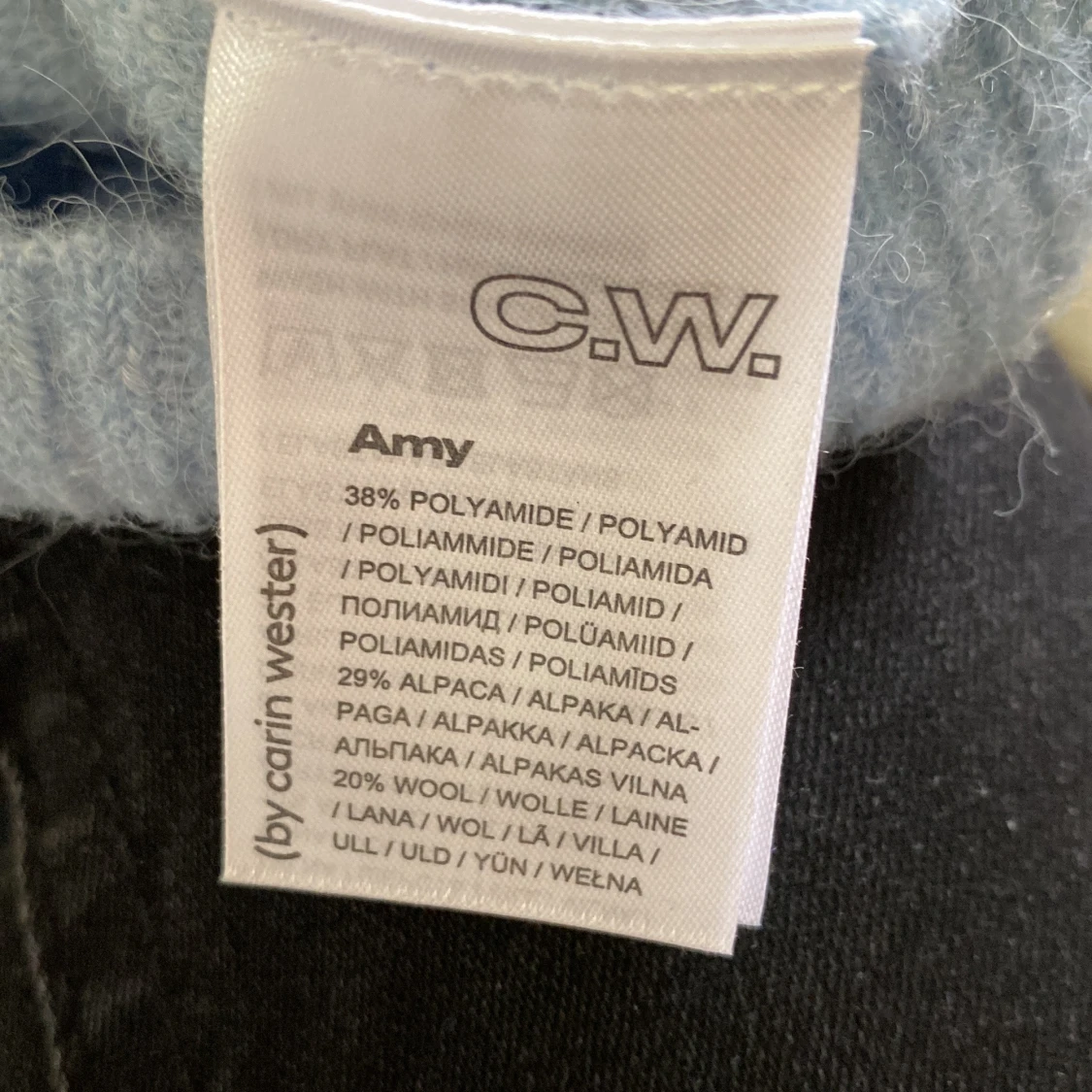 Ljusblå croppad kofta Carin Wester - 2